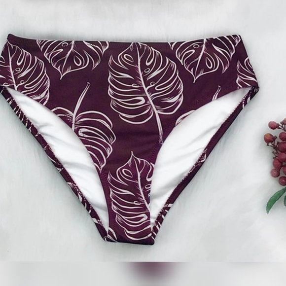 5⭐ rated ❤Purple Leaf Print Bikini - Picture 8 of 9